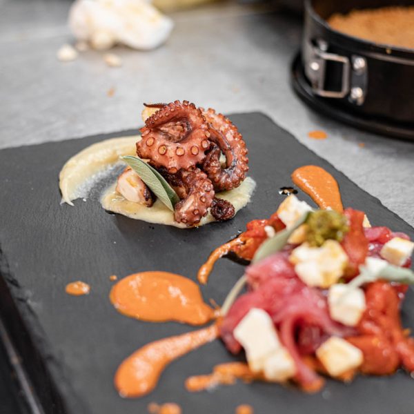 Osteria Salvmeria Venezia, il polpo 'in compagnia'